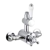 Sognare Chrome Traditional Fixed Head Rigid Riser Thermostatic Mixer Shower - Image 5