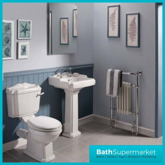 Traditional Style Close Coupled Legend Toilet Basin