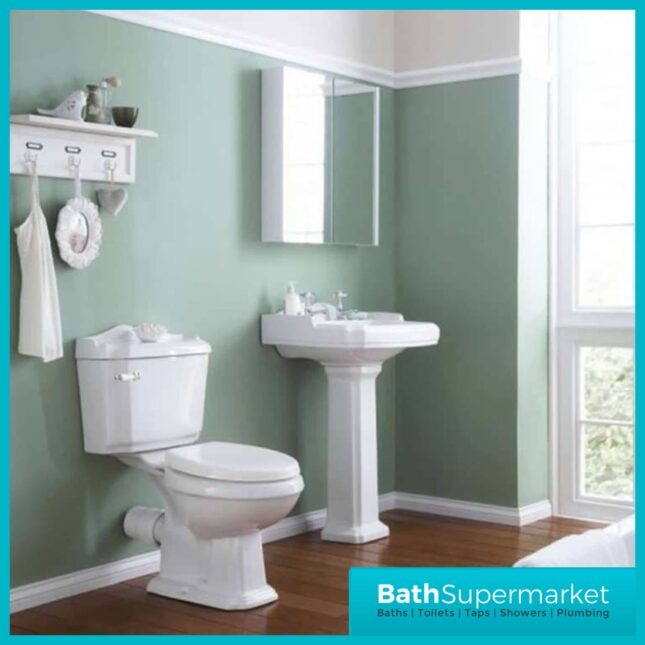 Traditional Style Close Coupled Legend Toilet Basin