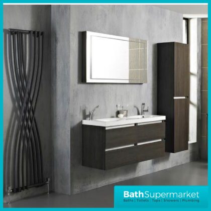 Hudson Reed Xcite 1775 x 450mm Designer Radiator - Anthracite
