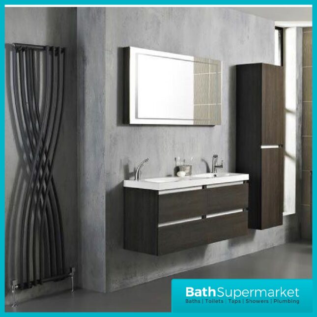 Hudson Reed Xcite 1775 x 450mm Designer Radiator - Anthracite