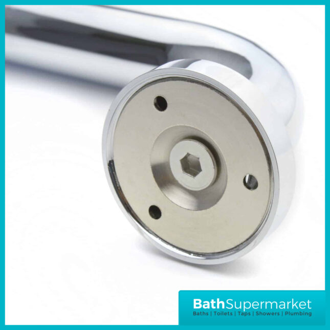 Angled Bathroom Grab Bar 370mm Modern Rail