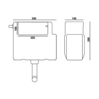 Tavistock Q60 Back to Wall Pan & Soft Close Seat & Concealed Cistern Pack - Image 12