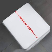 Tavistock Q60 Back to Wall Pan & Soft Close Seat & Concealed Cistern Pack - Image 6