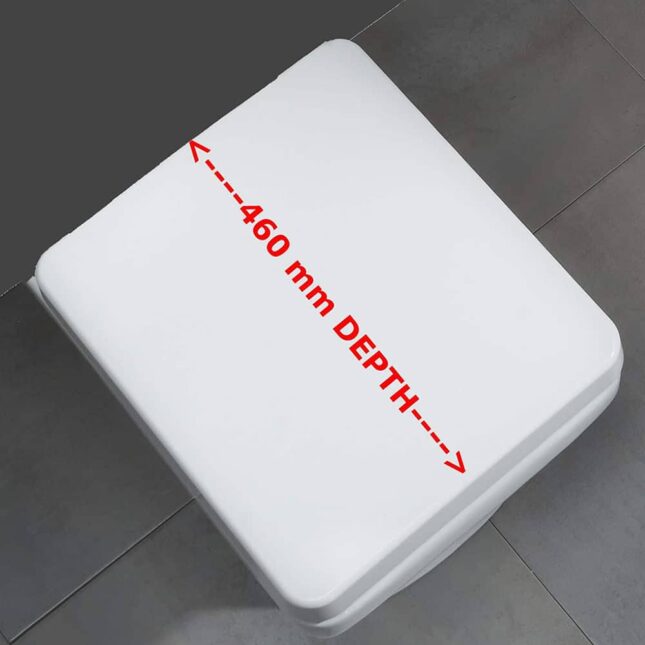 Tavistock Q60 Back to Wall Pan & Soft Close Seat & Concealed Cistern Pack - Image 6