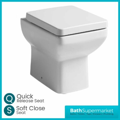 Tavistock Q60 Back to Wall Pan & Soft Close Seat