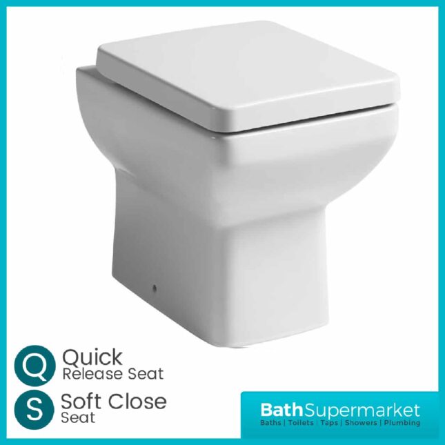 Tavistock Q60 Back to Wall Pan & Soft Close Seat