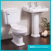 Traditional Style Close Coupled Legend Toilet Basin