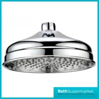 Traditional Raincan Shower Head round 8″ 200mm