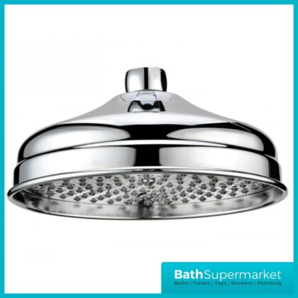 Traditional Raincan Shower Head round 8″ 200mm