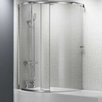 Titan Orbital 1700mm P Shape Shower Bath Left-Right Hand-Enclosure - Image 3