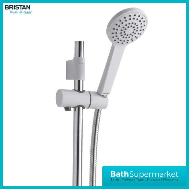 Bristan Cheer White Electric Shower 8.5KW & 9.5KW Power