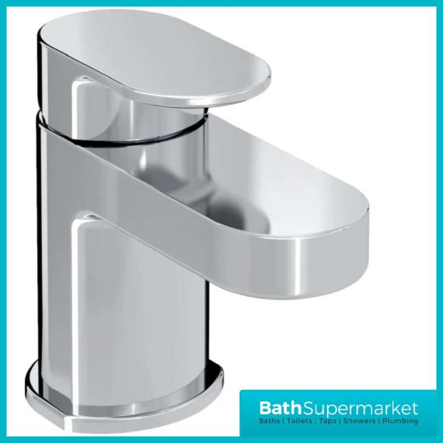 Bristan Frenzy Chrome Basin Mixer Tap With Clicker Waste - Image 2