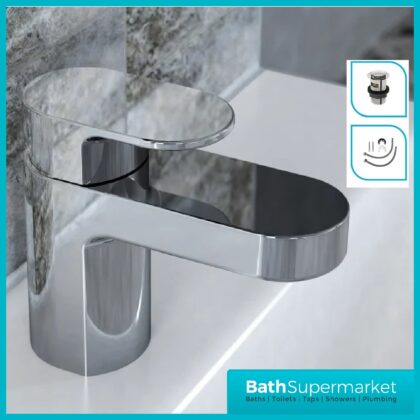 Bristan Frenzy Basin Mixer With Clicker Waste FRZ BAS