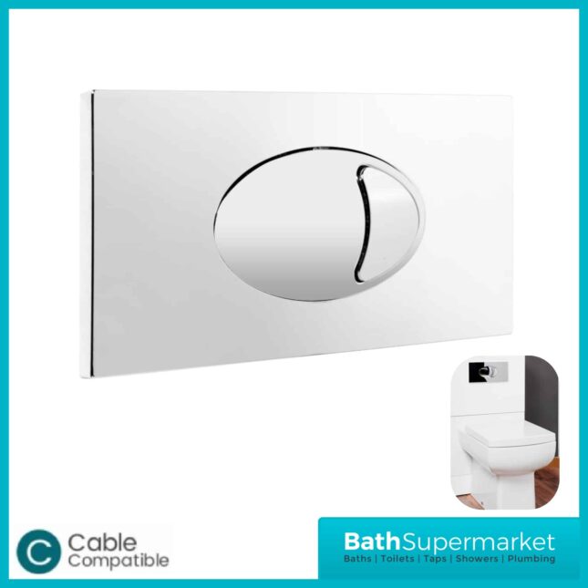 Concealed Cistern Push Button Plate-CCPB01-Cable Cistern
