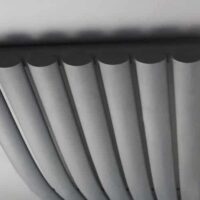 Hudson Reed Revive Wave Designer Vertical Radiator 1785mm H x 413mm W - Anthracite - Image 5