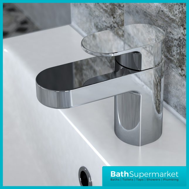 Bristan Frenzy Chrome Basin Mixer Tap With Clicker Waste