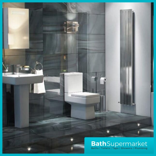 Embrace Tidy Square 4-Piece Modern Bathroom Suite - Image 2
