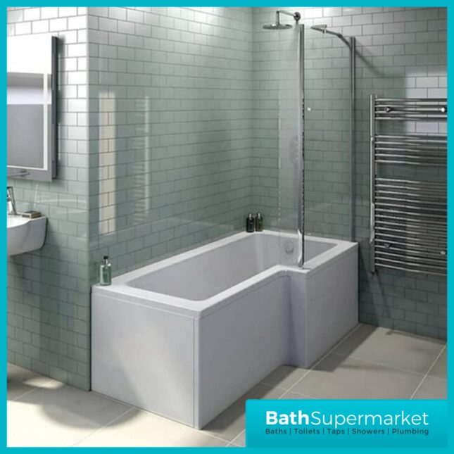 L Shape Shower Bath Bathroom Suite L Shape Vanity