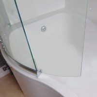 Titan Orbital 1500mm P Shape Shower Bath Left-Right Hand-Enclosure - Image 3