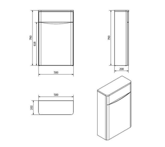 Alto Matt Grey Floorstanding Furniture Pack - Image 9