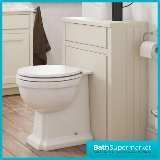 Carlton Traditional Back To Wall Pan – Soft Close Seat