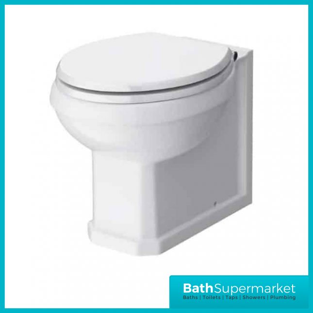Carlton Traditional Back To Wall Pan – Soft Close Seat