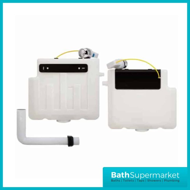 Dual Flush Concealed Toilet Cistern Front / Side Entry