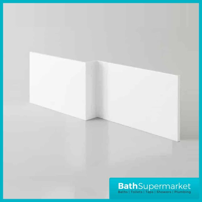 Cube Modern L Shaped Shower Bathroom Suite