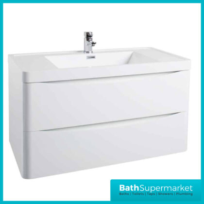 Ronda Bali 900mm Wall Mounted Vanity Unit And Basin