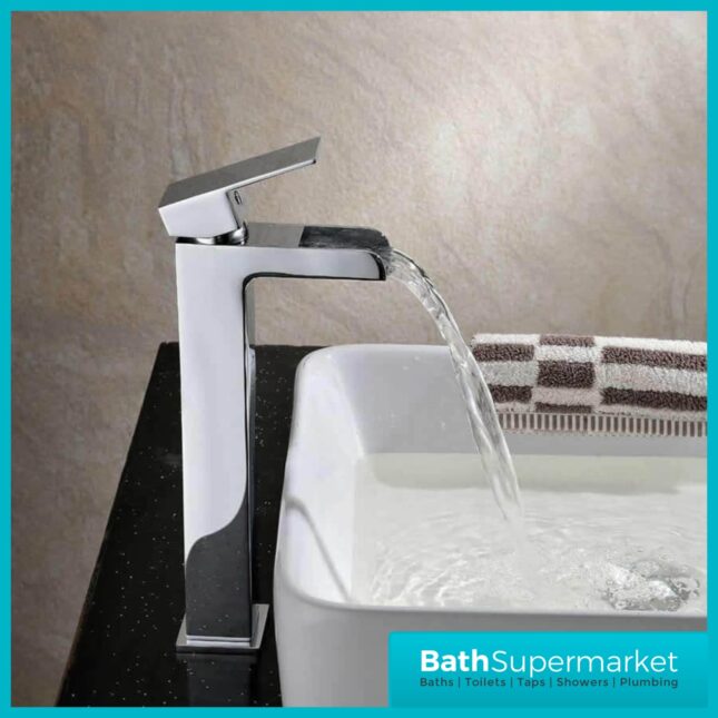 Waterfall High Rise Mono Basin Mixer