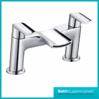 Leo Chrome Deck Mounted Bath Filler Tap