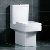 Square Embrace Close Coupled Toilet With Soft Close Seat - Image 3