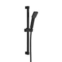 Mono Black Square Concealed Valve & Slide Rail Kit-Wall Outlet - Image 4