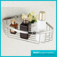 Bedgebury Deep Corner Basket - Chrome WB28