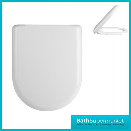 Premier Luxury D-Shape Soft Close Toilet Seat with Top Fix-NTS002