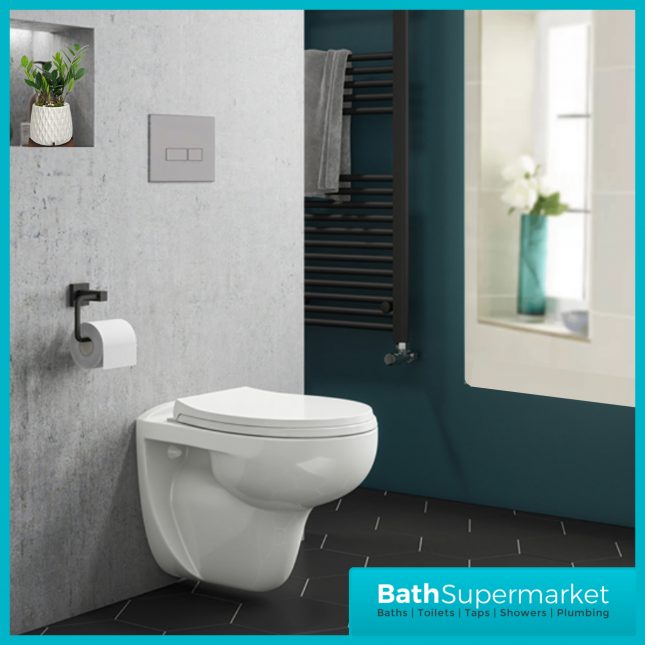Melbourne Wall Hung Toilet + Soft Close Toilet Seat