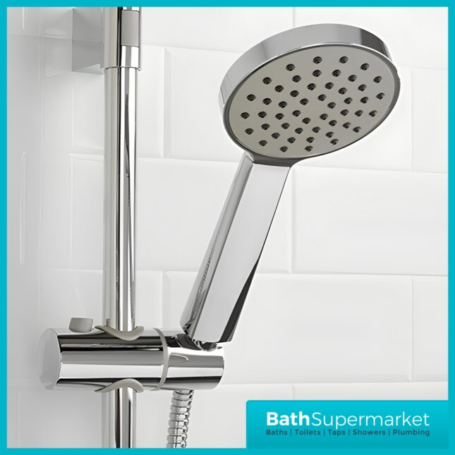 Bristan Sonique3 Exposed Mixer Thermostatic Shower Kit With Adjustable Riser Rail