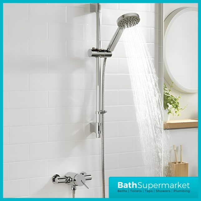 Bristan Luminance Chrome Sonique3 Thermostatic Exposed Mixer Shower Kit
