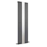 Hudson Reed Anthracite Designer Radiator Mirror 1800mm x 499mm - Image 3