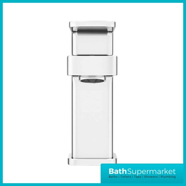Ava Cast Chrome Mini Mono Basin Mixer Tap-Clicker Waste