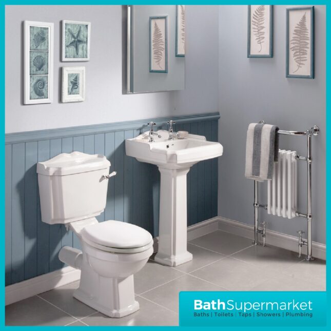 Fitzwilliam Legend Close Coupled Toilet & S/C Seat