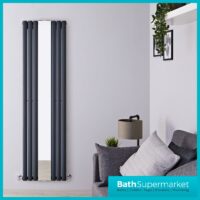 Hudson Reed 1800mm x 499mm Designer Radiator With Mirror HLA78