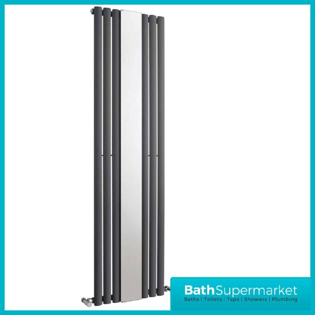 Hudson Reed 1800mm x 499mm Designer Radiator With Mirror HLA78