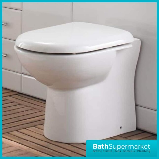 Premier Linton D-Shape Back To Wall Pan– Soft Close Seat