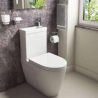 Kartell K-Vit Combi 2-In-1 Back To Wall Toilet With Basin - Image 5