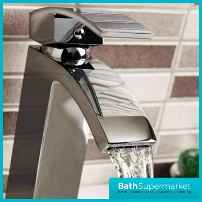Peak High Rise Deck Mounted Mono Basin Mixer Tap