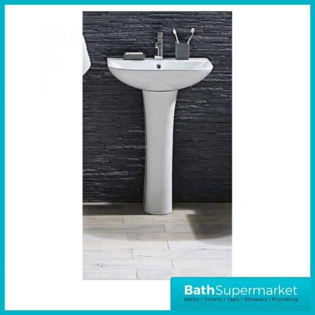 Sognare Porto 4 Piece Set Inc Close Coupled Toilet S/C Seat And 550mm Basin