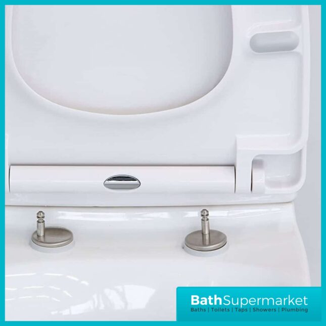 Modern Gloss White Square Single Ended Acrylic Bath Tub 1700mm x 700mm