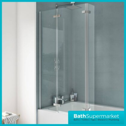 L shape bath screen Flipper Panel